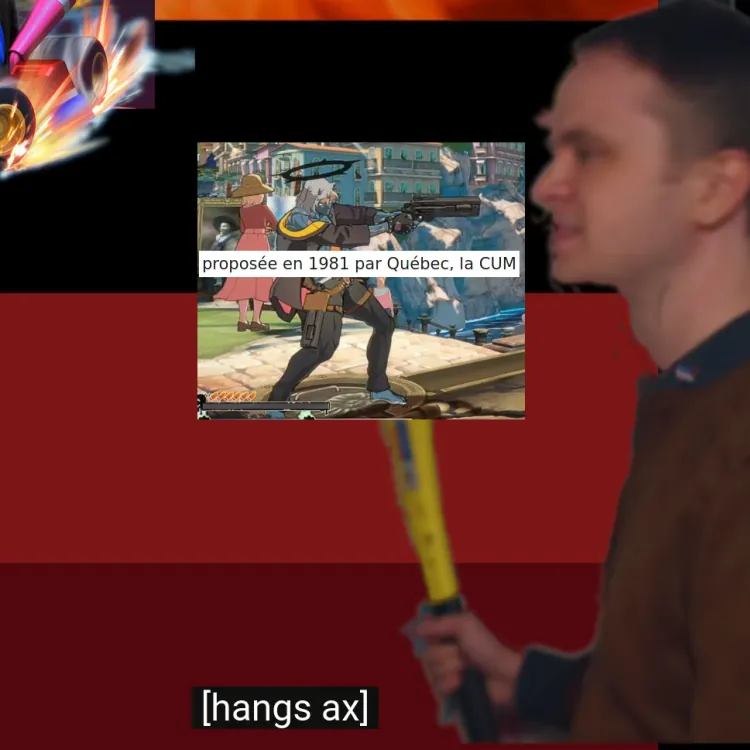 hbomberguy hanging an ax to québec inventing CUM